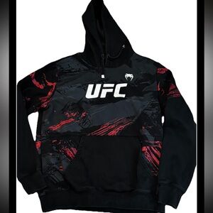 UFC Venom Hoodie Mens XL Black Authentic Fight Week 2.0 Pullover Sweatshirt MMA